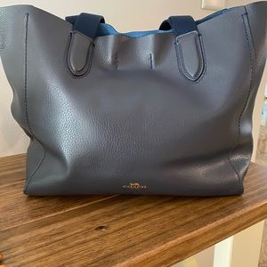 Coach handbag. Navy blue.
